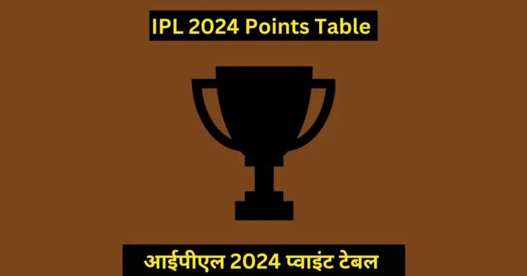 IPL 2024 Points Table
