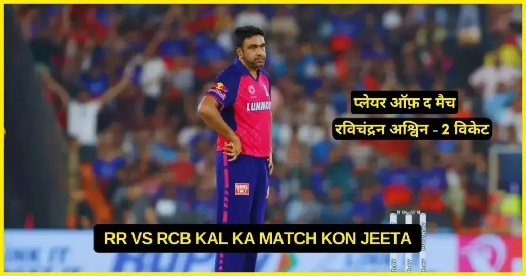 RR vs RCB Kal Ka Match Kon Jeeta 2024, Scorecard, Highlights, Awards